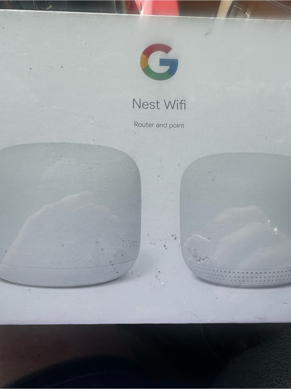 Google Nest Wifi Router and Point - White